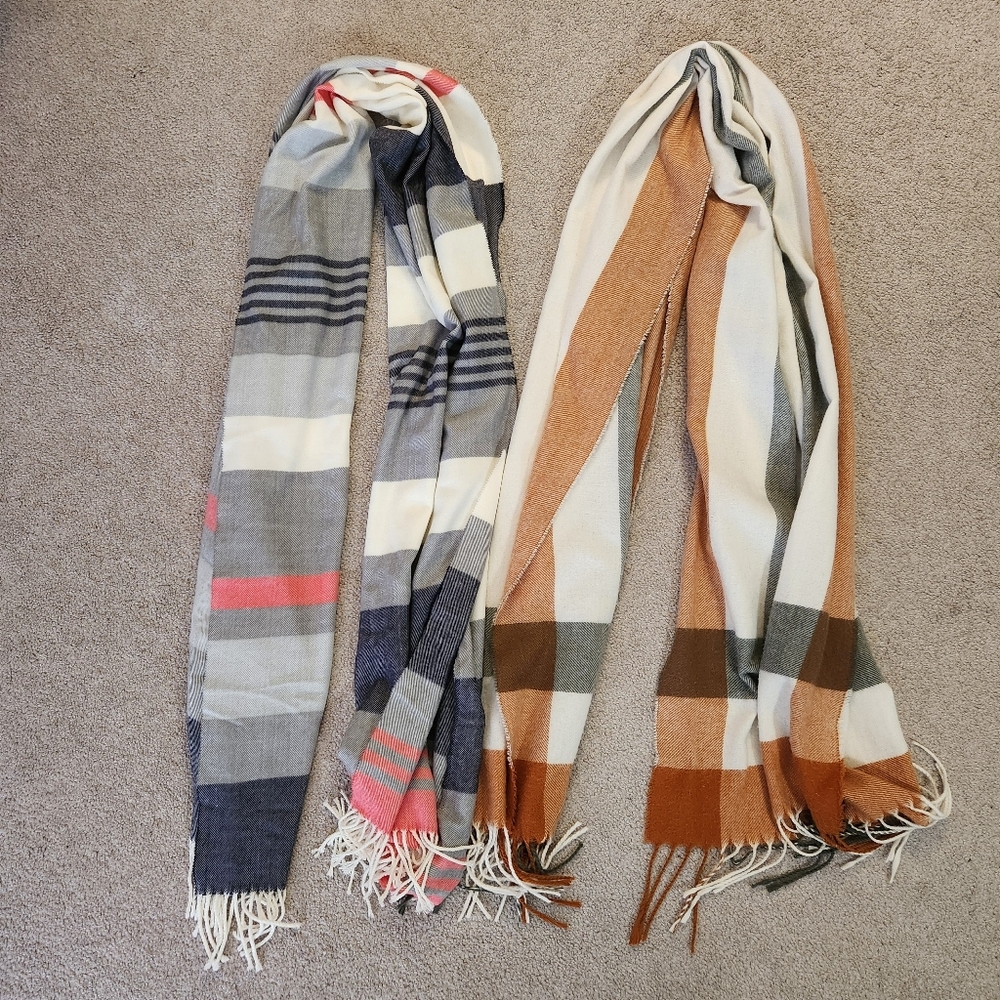 Winter Scarves Plaid Stripe Gap